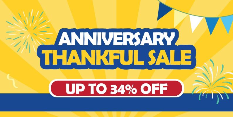 Anniversary Thankful Sale_Banner Anniversary Thankful Sale_Banner